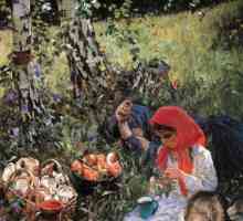 Compoziție pe pictura lui Plastov `Summer` pentru elevii de diferite vârste