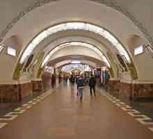 Stația de metrou "Ploshchad Vosstaniya" din Sankt Petersburg este prima din istoria sa