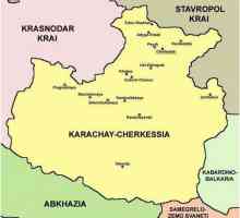 Capitala Republicii Karachay-Cherkess. Karachay-Cherkessia pe hartă