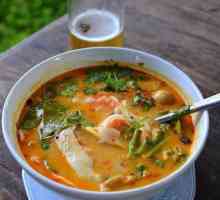 Soup Thai `Tom Yam`: rețetă, fotografie
