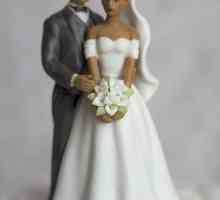 Figurina de nunta pe tort: ​​un accesoriu elegant