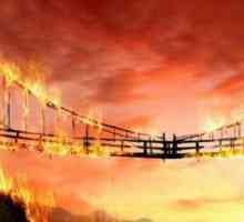 "Poduri de ardere": semnificația frazeologiei, exemple, interpretare