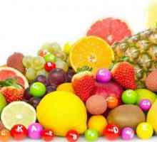 Tabelul conținutul de vitamine în produsele alimentare (carne și produse din făină, legume, fructe)