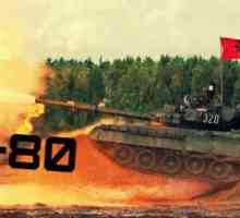 Rezervoare T-80: caracteristici, modificări, arme, fotografie