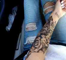 Tatuaj pentru fete de pe antebraț - la modă și original