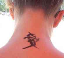 Caracterele tatuaje pe gât: semnificația simbolurilor