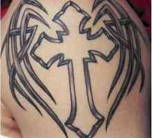 Tatuajul `cruce` este un simbol al curajului și neînfricării