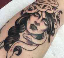 Tattoo `Medusa Gorgon`: valoare, locație, alegerea imaginii.