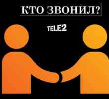 "Tele2" - "Cine a sunat?": Deconectare, conexiune, descriere a serviciului