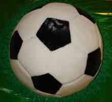 Cake `Ball de fotbal` este cel mai bun cadou pentru un copil