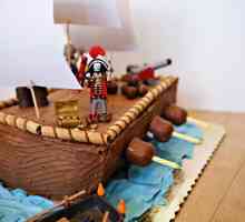 Cake `Ship`: reteta cu o fotografie