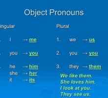 Utilizarea pronumelor de obiecte în limba engleză