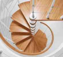 Scara spirală: dimensiuni, design, instalare, materiale