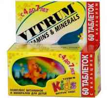 `Vitrum Kids` - vitamine pentru copii: manual de instrucțiuni, recenzii, descriere