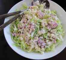 Salate gustoase și sănătoase cu varză și porumb Pekinese