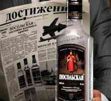 Vodka `Posolskaya`. Compoziție, producție, preț