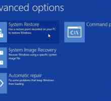 Recuperare de sistem "Windows 8" pe laptop și computer