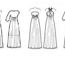 Modelul unei rochii lungi. Coaseți o rochie lungă cu propriile mâini