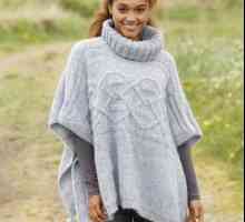 Model și model poncho: tricotat nu este dificil de a tricot