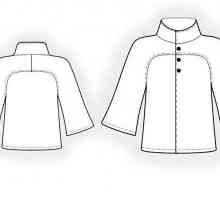 Model de haină cu manșon brodat (`Burda`). Modele populare coat pentru femei
