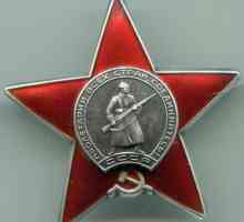 Pentru ce i sa acordat Ordinul Steaua Roșie? Ordine militare și medalii ale Uniunii Sovietice