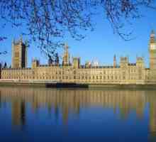 Clădirea Parlamentului din Londra. Palatul Westminster (descriere)