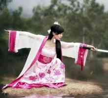 O femeie samurai din Japonia. Celebru onna-bugeysya