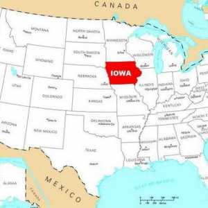 Iowa (stat): locație geografică, populație, orașe mari