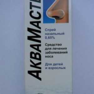 `AquaMaster` (spray nazal): manual de instrucțiuni, recenzii