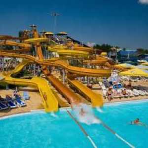 Aquapark `Golden Beach` în Anapa - o zonă de divertisment pentru întreaga familie