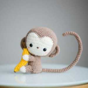 Amigurumi: maimuța croșetată. Scheme, descriere, fotografie