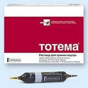 Medicament anti-anemic "Totem": instrucțiuni de utilizare
