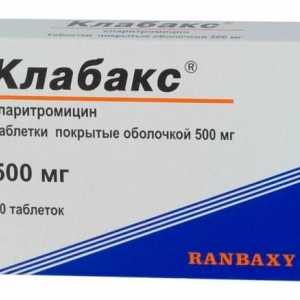 Antibiotice `Klabaks`: instrucțiuni de utilizare