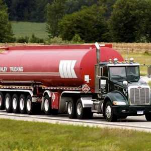 Cisterna pentru transportul produselor petroliere: caracteristici și reguli de siguranță