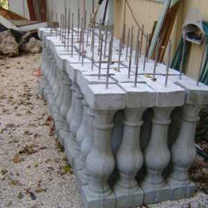 Балясины бетонные: особенности изготовления и установки