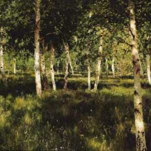 `Grove de mesteacan` - un eseu despre pictura lui Isaac Levitan