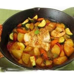 Dish pentru un iubit - pește într-un multicarquet cu cartofi