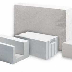 Blocuri de beton celular: caracteristici, dimensiuni