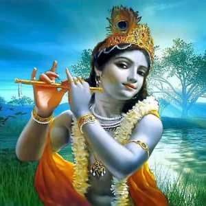 Domnul Krishna. Ce culoare este folosită pentru a reprezenta pe Dumnezeu Krishna?