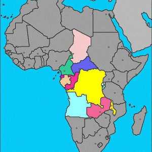 Africa Centrală: componența regiunii, populația și economia