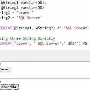 Ce face funcția SQL CONCAT?