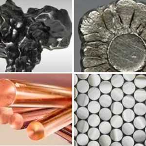 Tipuri de metale colorate, prețioase și negre și caracteristicile acestora