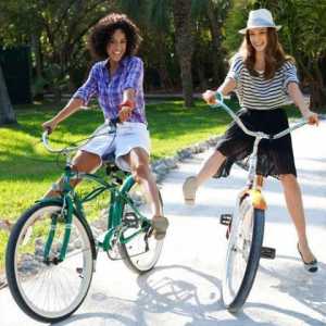 Bicicletă pentru femei: specificații, mărci