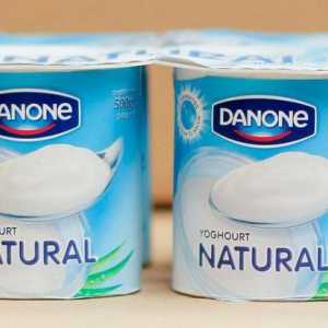 Danone (`Danone`) - iaurt natural: conținut caloric, proprietăți utile, recenzii