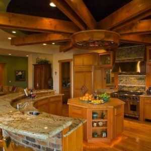 Designul bucătăriei într-o casă din lemn: prezentare generală, caracteristici interioare și idei…