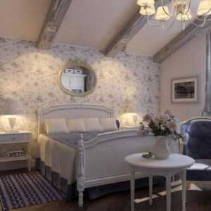 Designul unui dormitor în stilul Provence: decorarea fotografiei
