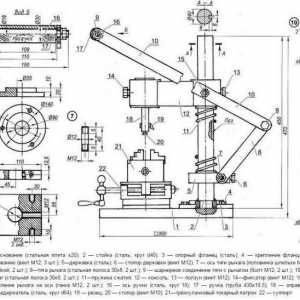 Masina de decupat pentru lemn manual: desene, instructiuni de instalare