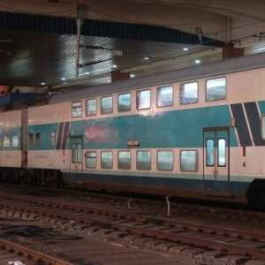Vagoanele cu două etaje din planul Tver Carriage Works se utilizează pe calea ferată a Rusiei
