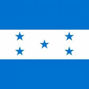 Steagul Hondurasului: tip, semnificație, istorie