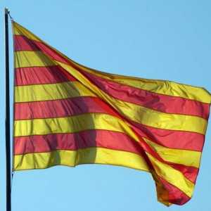 Steagul Cataluniei: descriere, semnificație și utilizare
